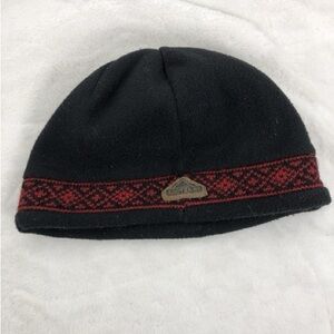 Kootenay Black and Red Fleece Beanie